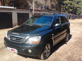 2008 Kia Sorento I Рестайлинг, чёрный, 860000 рублей, вид 1