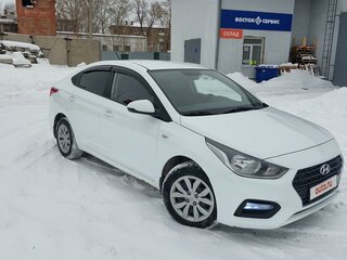 2019 Hyundai Solaris II, белый, 1540000 рублей, вид 1