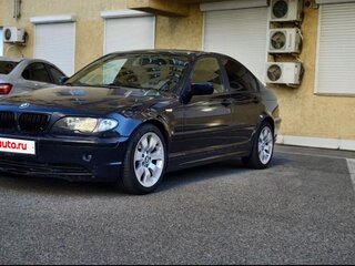 2002 BMW 3 серии 316i IV (E46) Рестайлинг, синий, 599000 рублей, вид 1