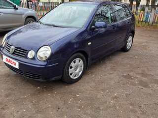 2002 Volkswagen Polo IV, синий, 295000 рублей, вид 1