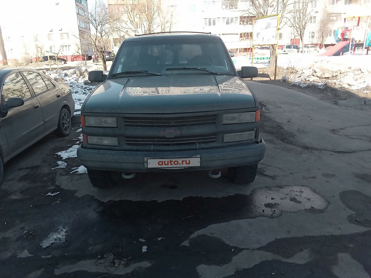 Шевроле тахо зеленый