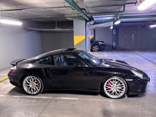 2002 Porsche 911 Turbo V (996) Рестайлинг, чёрный, 8150000 рублей, вид 4