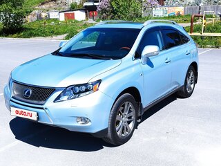 2010 Lexus RX 450h III, голубой, 2400000 рублей, вид 1