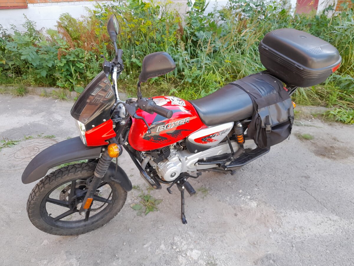 Купить б/у Bajaj Boxer BM 150 карбюратор 5 передач в Тамбове: красный ...