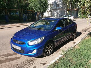 2011 Hyundai Solaris I, синий, 750000 рублей, вид 1