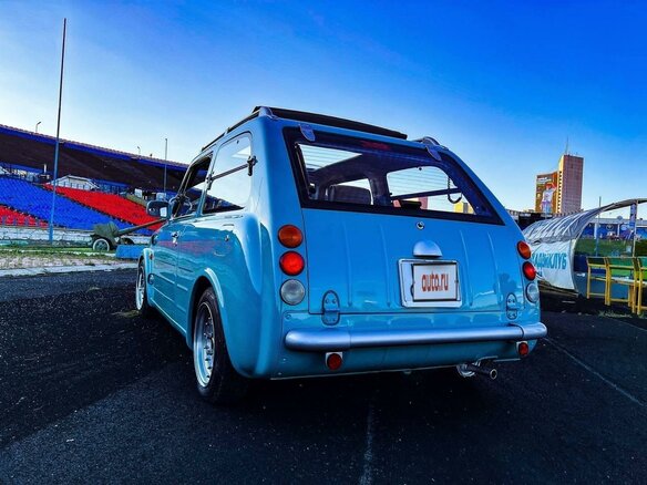 1989 Nissan Pao, голубой - вид 3