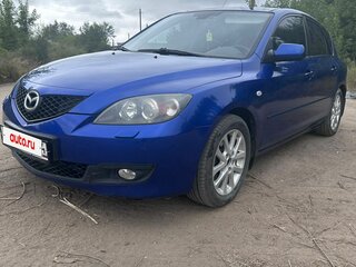 2008 Mazda 3 I (BK) Рестайлинг, синий, 525000 рублей, вид 1