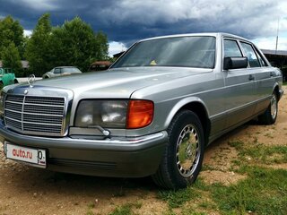 1987 Mercedes-Benz S-Класс 500 II (W126) Рестайлинг, серебристый, 1500000 рублей, вид 2