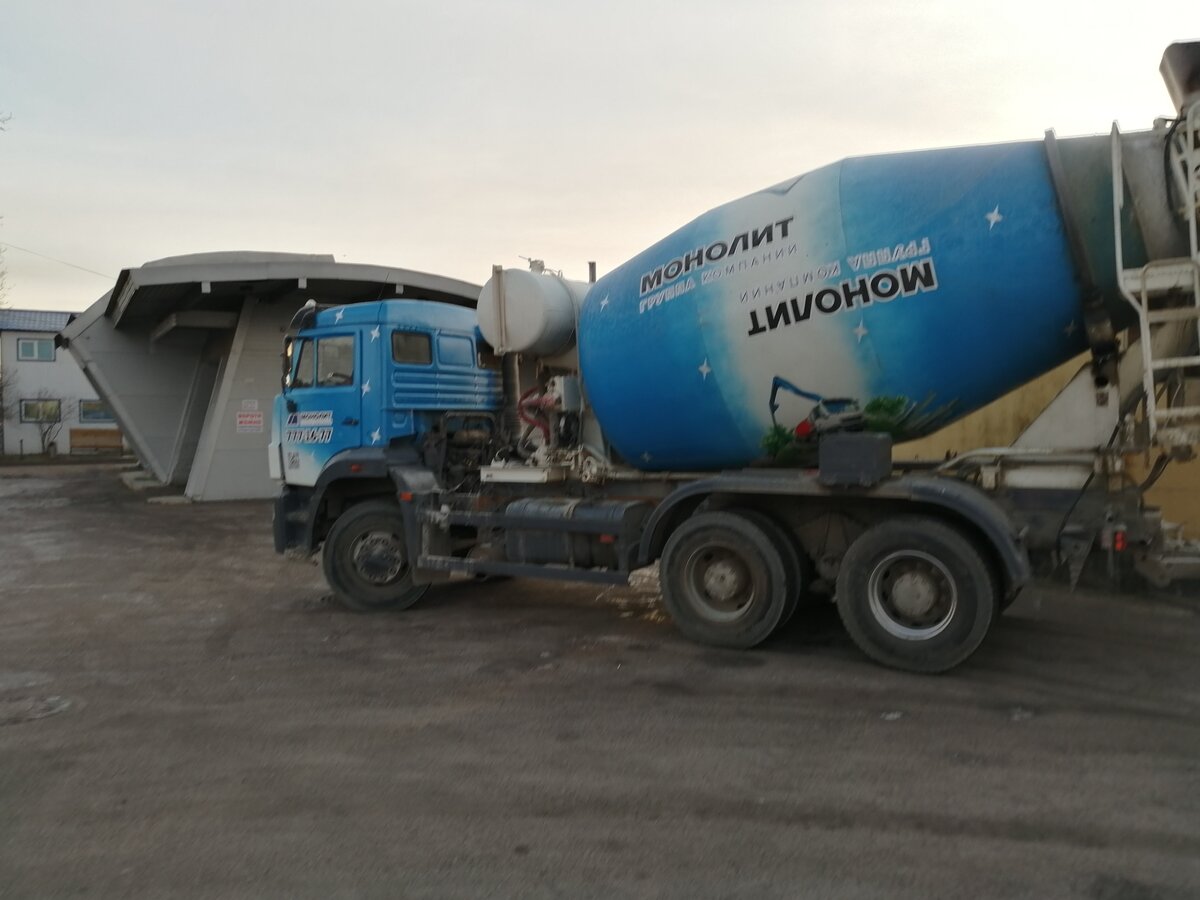 Автобетоносмеситель бу камаз