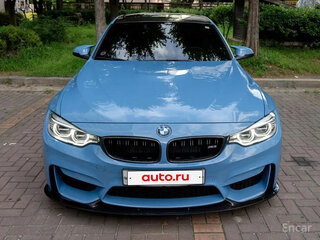 2016 BMW M3 V (F80), голубой, 6000000 рублей, вид 1