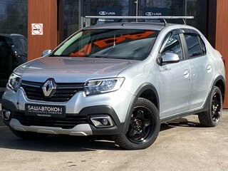 2021 Renault Logan Stepway II Рестайлинг, серебристый, 950000 рублей, вид 1