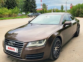 2011 Audi A7 I (4G), коричневый, 1600000 рублей, вид 1