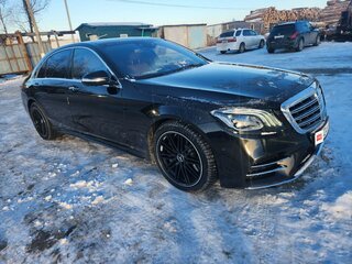 2017 Mercedes-Benz S-Класс 560 Long VI (W222, C217) Рестайлинг, чёрный, 6200000 рублей, вид 1