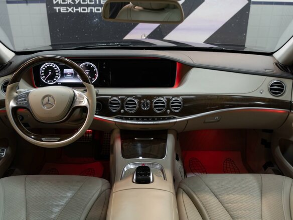 2014 Mercedes-Benz S-Класс 500 Long VI (W222, C217), чёрный, 2799000 рублей - вид 6