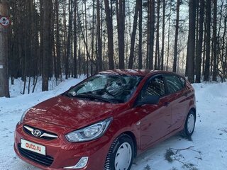 2012 Hyundai Accent IV, красный, 910000 рублей, вид 1