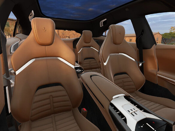 2023 Ferrari Purosangue, серый - вид 3