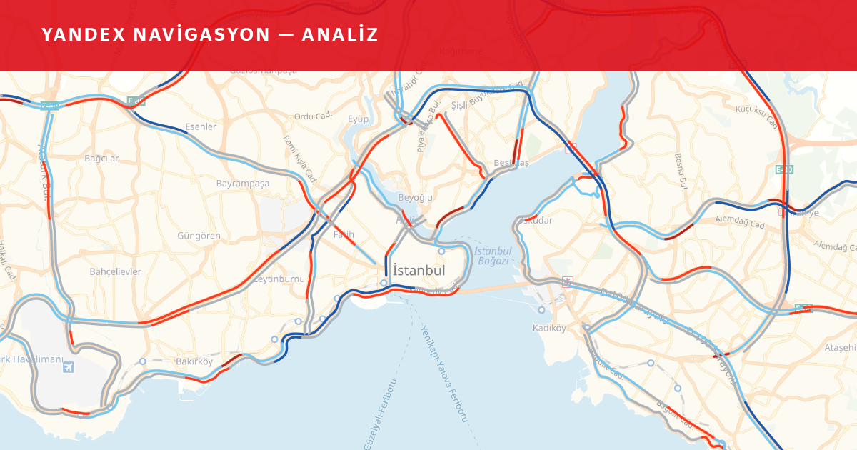 yandex veriler ve raporlar yandex istanbul icin 3 yillik trafik analizi