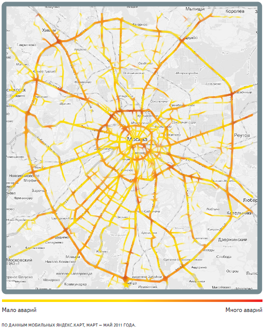 Карта автомобильных дорог москвы