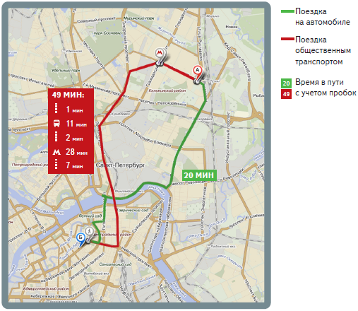 Карта спб проложить маршрут на общественном транспорте
