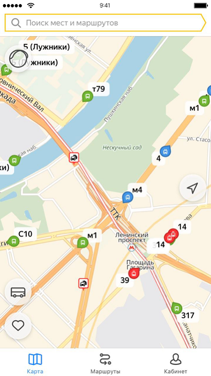 Вход в нескучный сад с ленинского проспекта карта