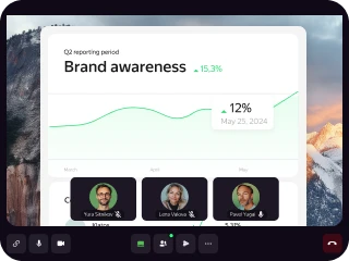 Showcase your presentation in full detail with 4K resolution for screen sharing