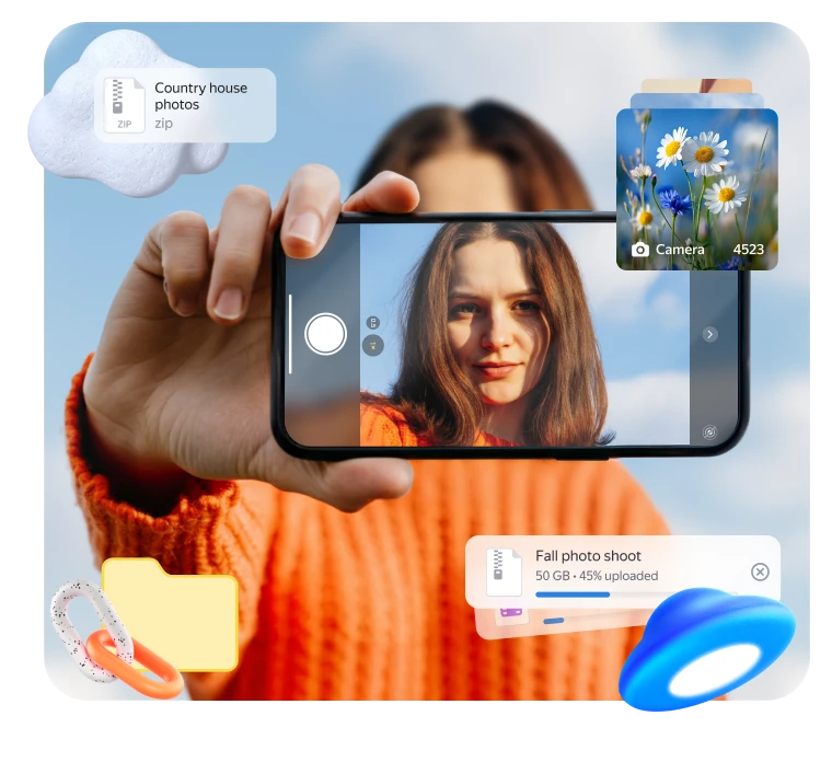 Yandex Disk for your photos and videos