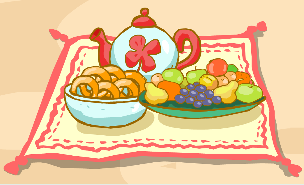 Скатерть самобранка рисунок для детей