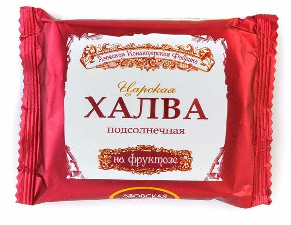 Халва подсолнечная Азовская кондитерская фабрика Царская на фруктозе