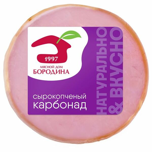 Карбонад сырокопченый Мясной Дом Бородина кусок