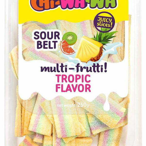Мармелад Chi-Wa-Wa Minibox Тропик жевательный кислый 250г