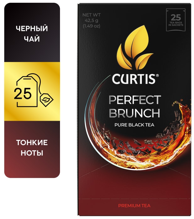 

Чай черный Curtis Premium Tea Collection Perfect brunch 25 пак х 1.7 г