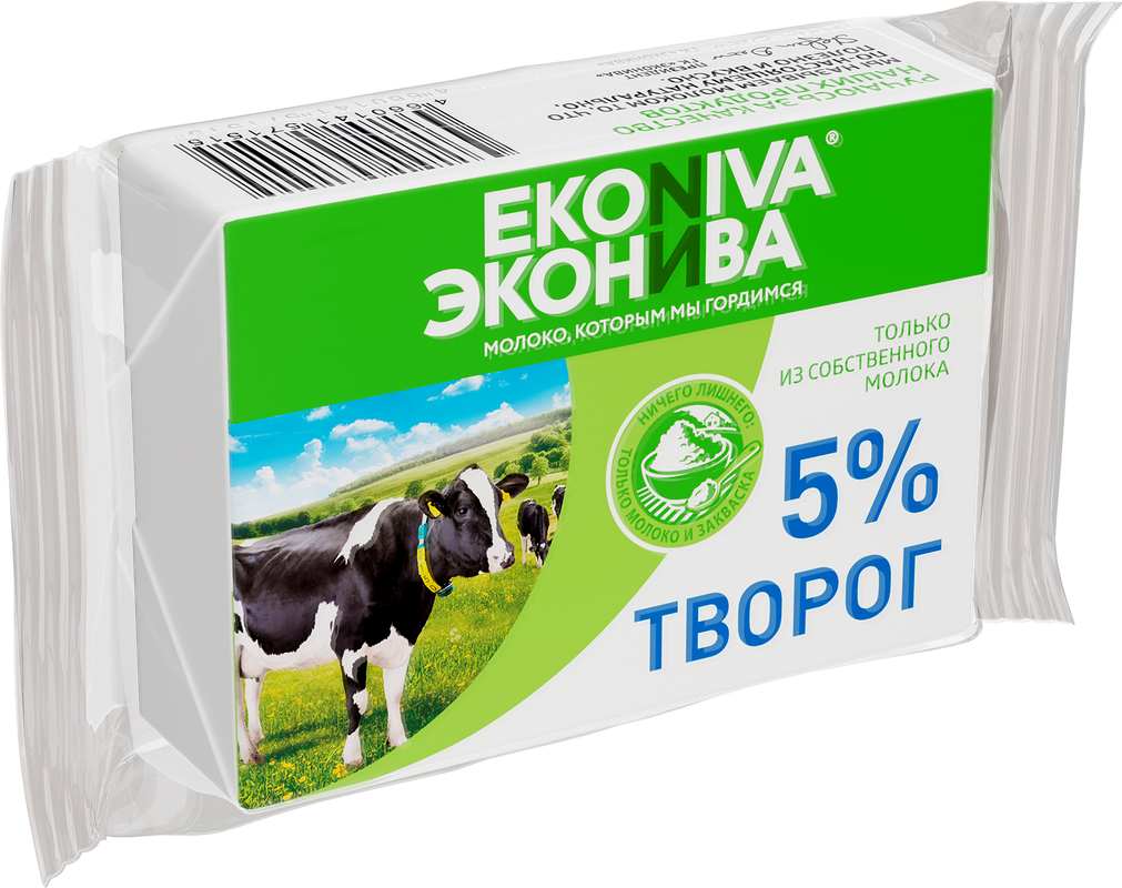 

Творог ЭкоНива 5% мягкий 180 г