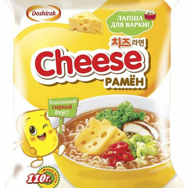 Лапша быстрого приготовления Доширак Cheese Рамен, 110 г
