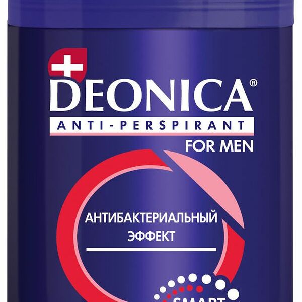 Дезодорант-антиперспирант ролик мужской Deonica For Men Антибактериальный Эффект 50 мл