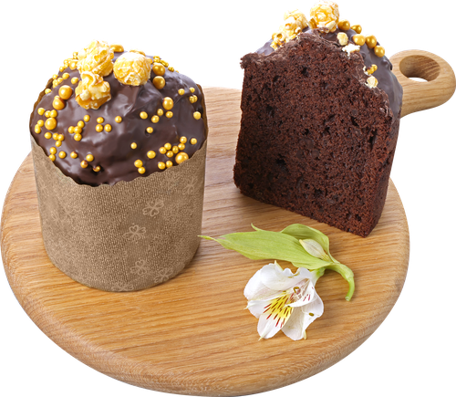 

Кулич шоколадный 1 шт 300 г