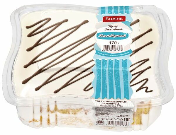 Торт Bonari Пломбирный Заливной 470 г