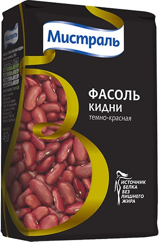 

Фасоль тёмно-красная Мистраль Кидни 450 г