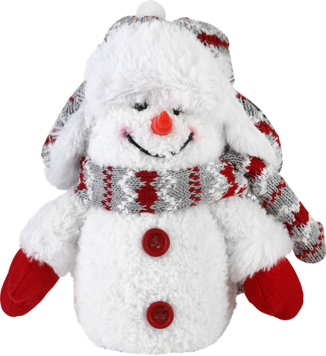 

Фигура HOMECLUB Снеговик в вязаной шапке 20см, LED-подсветка, в ассортименте