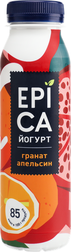 

Йогурт питьевой Epica гранат-апельсин 2.5% 260 г