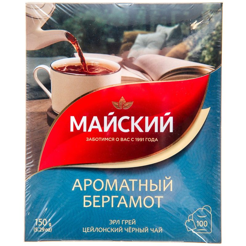 

Чай черный Майский Ароматный бергамот 100x1.5 г