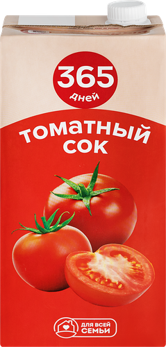Сок 365 дней Томатный с солью 1.95 л