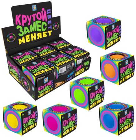 

Игрушка 1TOY Крутой замес Шар 10 см меняет цвет, в ассортименте, 1шт