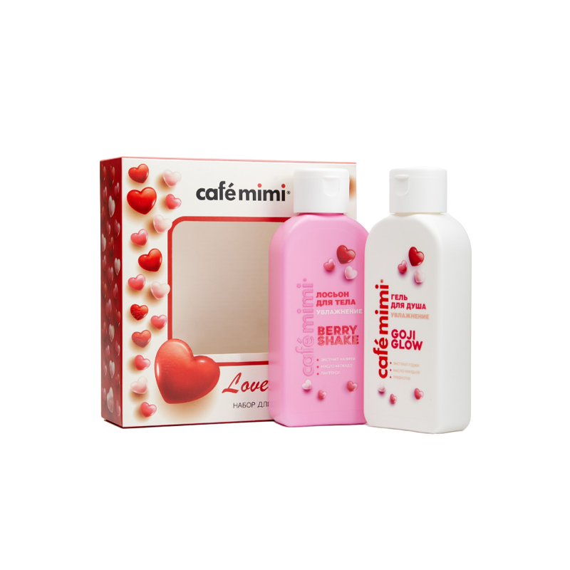 

Подарочный набор: Гель для душа + Лосьон для тела Cafe Mimi Lovely Care 100 мл + 100 мл