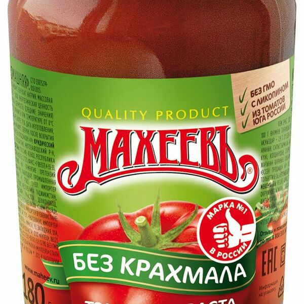 Томатная паста Махеевъ Домашняя 180г