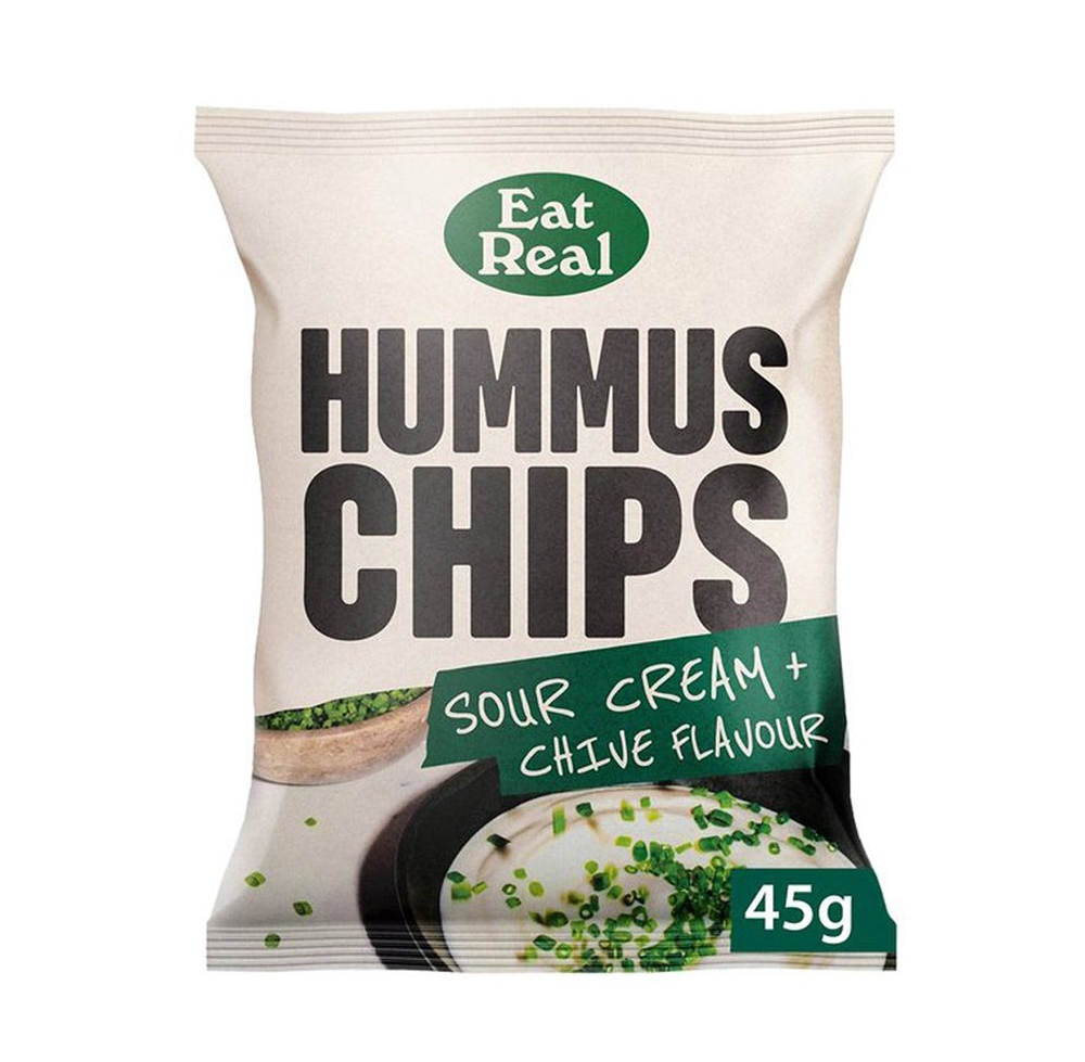 

Чипсы из хумуса Eat Real со сметаной и зеленым луком 45 г
