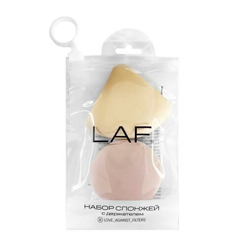 Набор спонжей Laf с держателем 2 шт