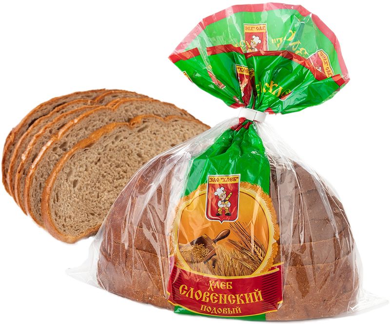 

Хлеб ЗАО Хлеб Словенский подовый, нарезка 300 г