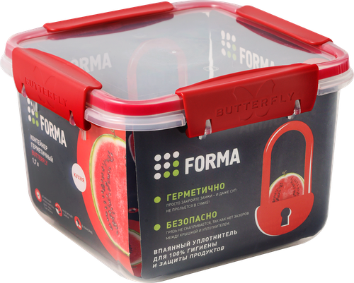 

Контейнер Полимербыт Butterfly bright 1.7 л цвет в ассортименте