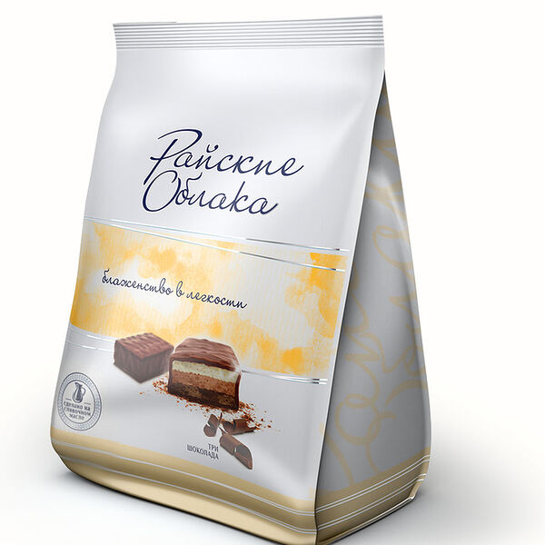 Конфеты Райские Облака Суфле три шоколада, 200г