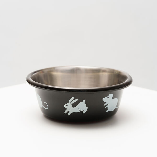 Миска Bunny N Micky, 235 мл, серая